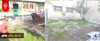 آغاز پروژه آماده سازی مسقف کردن انبار در پردیس حضرت رسول اکرم(ص)