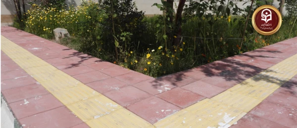 اجرای سنگ فرش در ورودی و محیط پردیس حضرت رسول اکرم(ص)  4