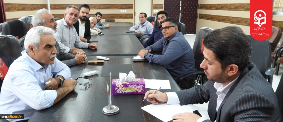 برگزاری نشست توجیهی حراست های فیزیکی پردیس حضرت رسول اکرم (ص) و ساختمان حسابی 2