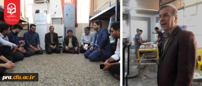 بازدید رئیس دانشگاه فرهنگیان خوزستان از پردیس حضرت رسول اکرم(ص)