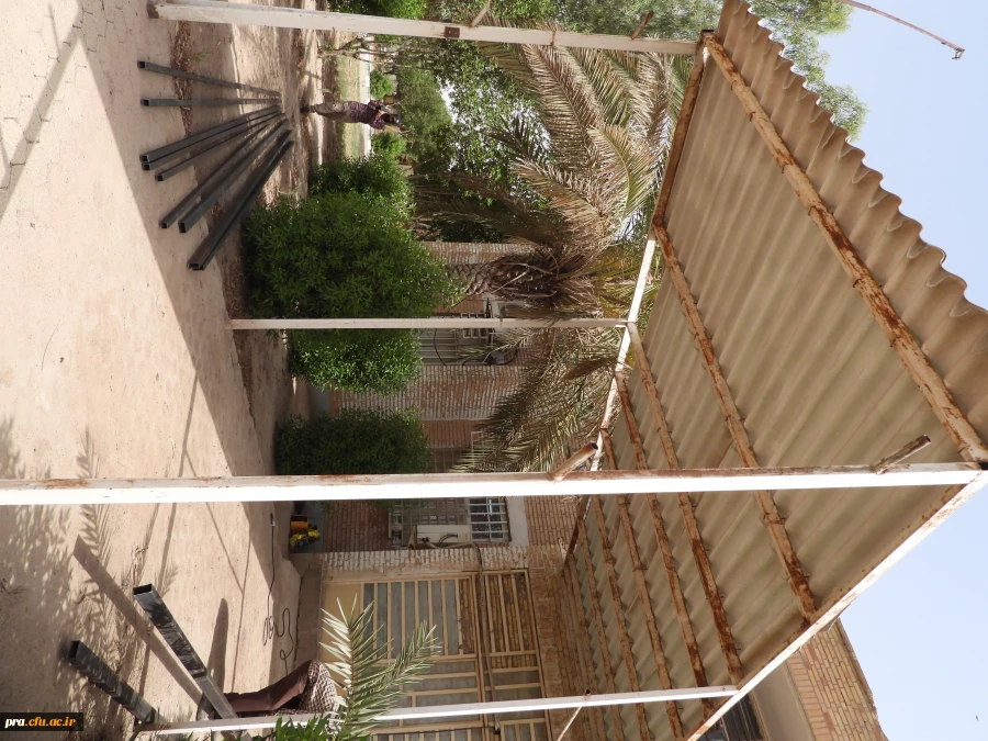 آغاز پروژه احداث رختکن رمین چمن مصنوعی و مجموعه ورزشی روباز پردیس حضرت رسول اکرم(ص) اهواز 2