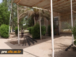 آغاز پروژه احداث رختکن زمین چمن مصنوعی و مجموعه ورزشی روباز پردیس حضرت رسول اکرم(ص) اهواز 2