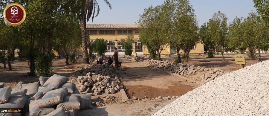 آغاز پروژه ساخت سایبان ورودی سالن اجتماعات پردیس حضرت رسول اکرم(ص) اهواز  3