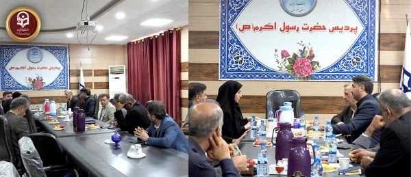 نشست هم اندیشی جهت رفع چالش های پردیس رسول اکر(ص) اهواز با حضور مدیرکل سیاسی- اجتماعی استانداری، فرماندار و شهردار شهر کارون برگزار گردید 7