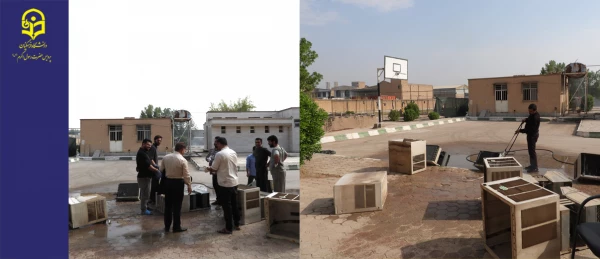 شست و شو  و سرویس کولرهای خوبگاه های دانشجویی پردیس حضرت رسول اکرم(ص) اهواز  2