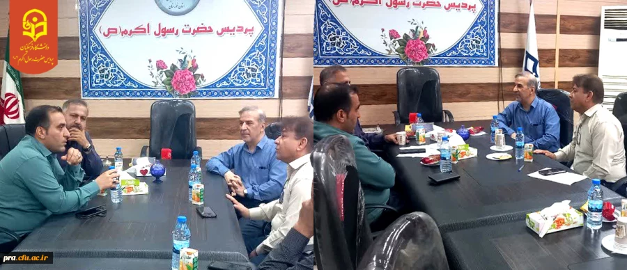 برگزاری جلسه مشترک پردیس حضرت رسول اکرم(ص) و اداره آب و فاضلاب اهواز 3
