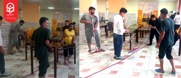 آماده سازی آشپزخانه و سالن غذاخوری پردیس حضرت رسول اکرم (ص) اهواز 3