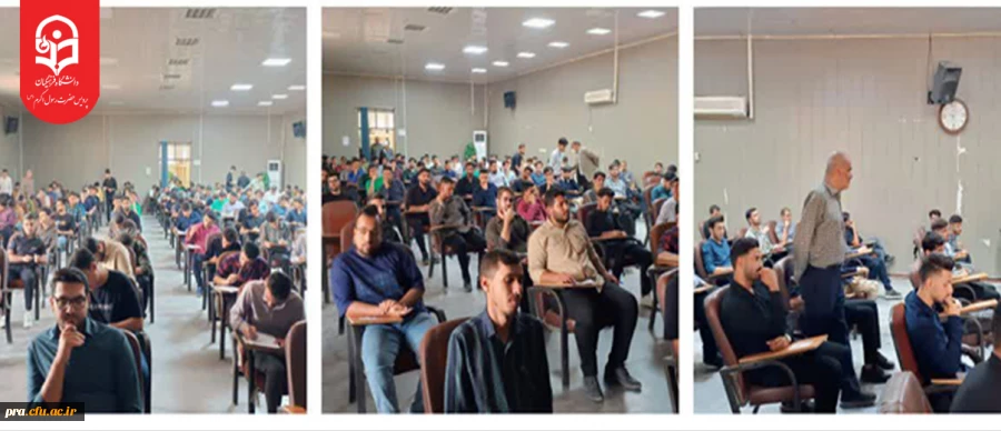 بازدید رئیس دانشگاه فرهنگیان استان خوزستان از روند برگزاری آزمون های پایان نیم سال تحصیلی ۱۴۰۳–۱۴۰۴ 2