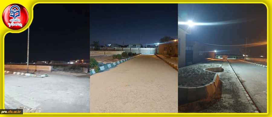 ارتقای روشنایی محیط پردیس با نصب پروژکتورهای LED پرقدرت 2