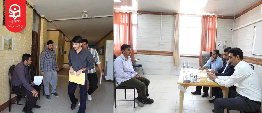 برگزاری مصاحبه استعدادهای برتر ملی استان خوزستان در پردیس حضرت رسول اکرم(ص) 3