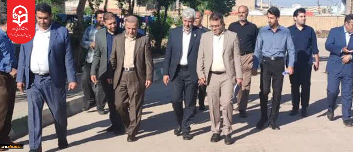بازدید رئیس دانشگاه فرهنگیان کشور از پردیس حضرت رسول اکرم(ص) اهواز